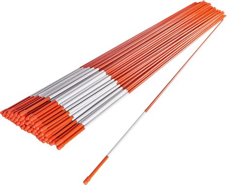 fiberglass stakes snow|Driveway Marker, Snow Stakes, Plow Stakes, Reflective Tape, .